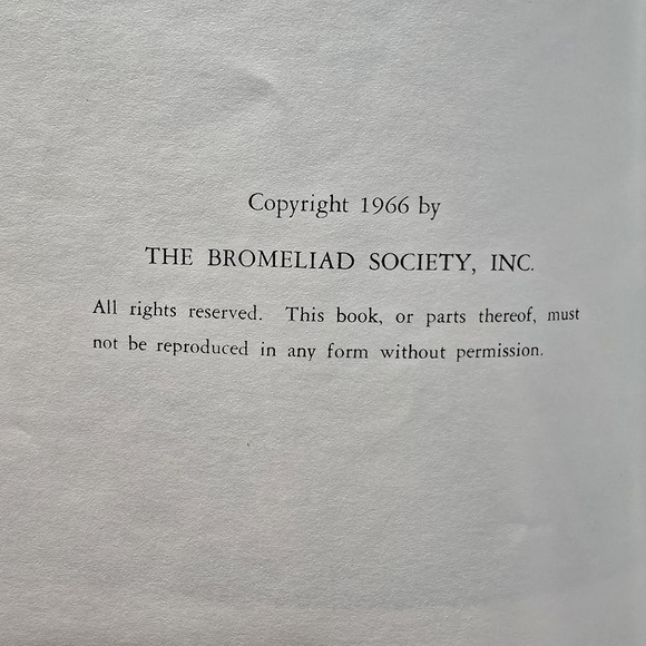 "Bromeliads in Color and Their Culture" Victoria Padilla 1966 - Picture 10 of 14
